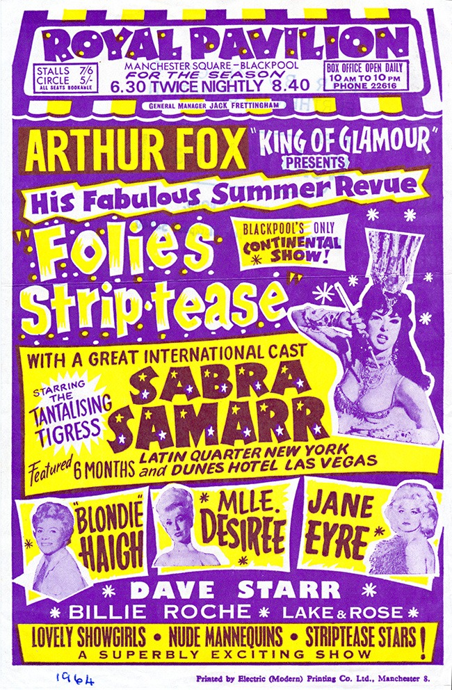 Arthur-Fox Poster Folies Striptease