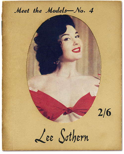 Pinup magazine with Lee Sothern.