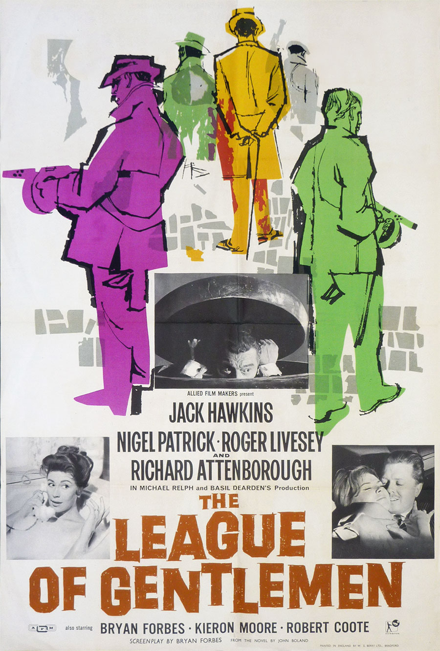 Poster for the 1960 film The League of Gentlemen