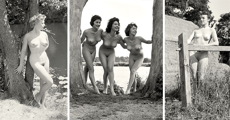 Nudist images from the book Nymphs and Naiads