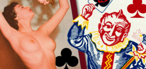 Set of erotic playing cards