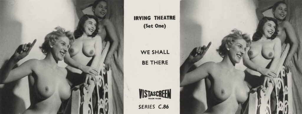3-D VistaScreen slide The Irving Theatre Ten Views series C.86 – We shall be there
