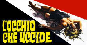 Web banner for Italian film poster for Lcchio-Che-Uccide