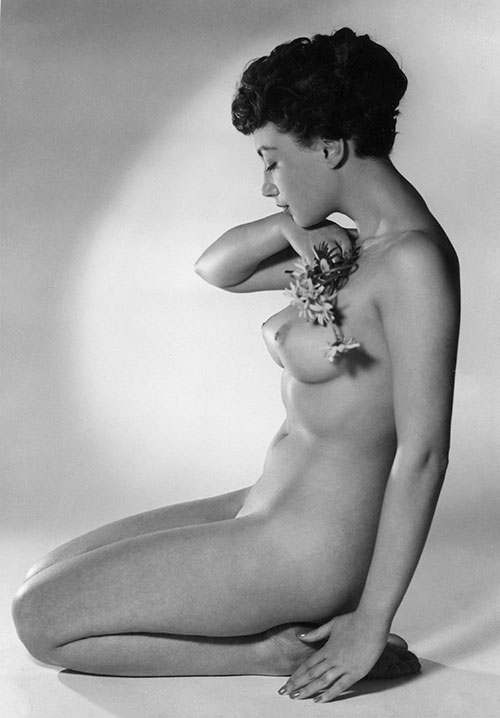 Nude photograph of Pamela Green