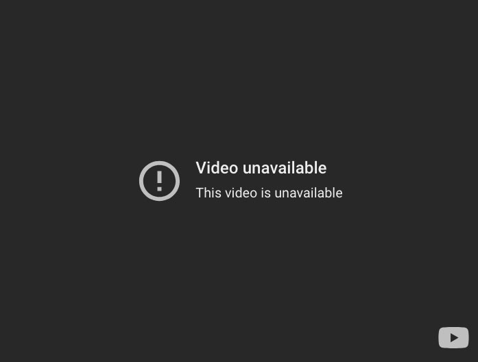 This video is unavailable